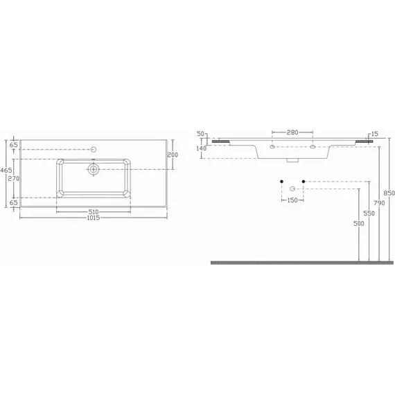 Тумба подвесная с раковиной Aquanet Джейн (Flat) 100 см 00335436, мисти грин - фото 9