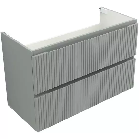 Тумба подвесная с раковиной Aquanet Джейн (Flat) 100 см 00335436, мисти грин - фото 7