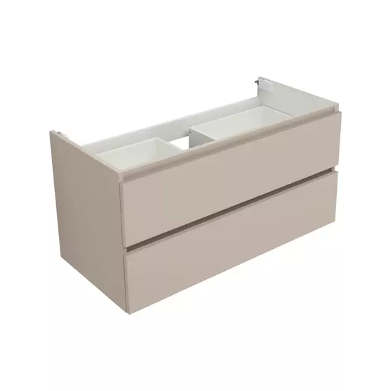 Тумба подвесная с раковиной Aquanet Вега 2.0 100 см 00337939, бежевый - фото 5