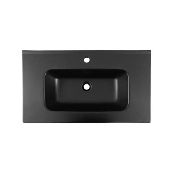 Тумба подвесная с раковиной Aquanet Джейн (Flat) 80 см 00343977 (раковина Aquanet Flat 80) бежевый - фото 7