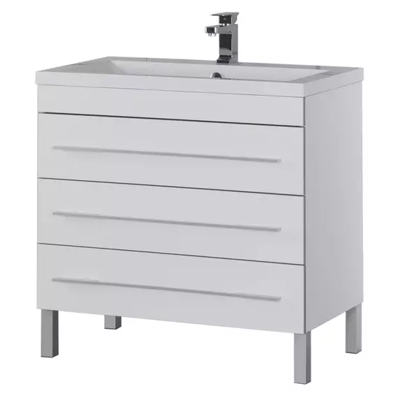 Тумба напольная с раковиной Aquanet Верона 100 см 00178471, белый - фото 7