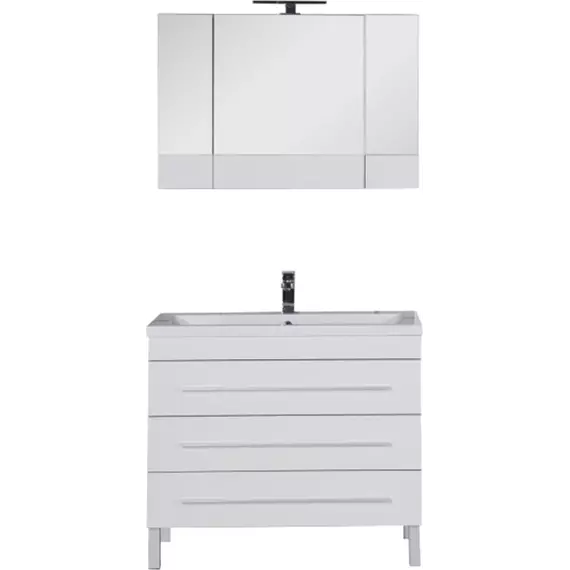 Тумба напольная с раковиной Aquanet Верона 100 см 00178471, белый - фото 13