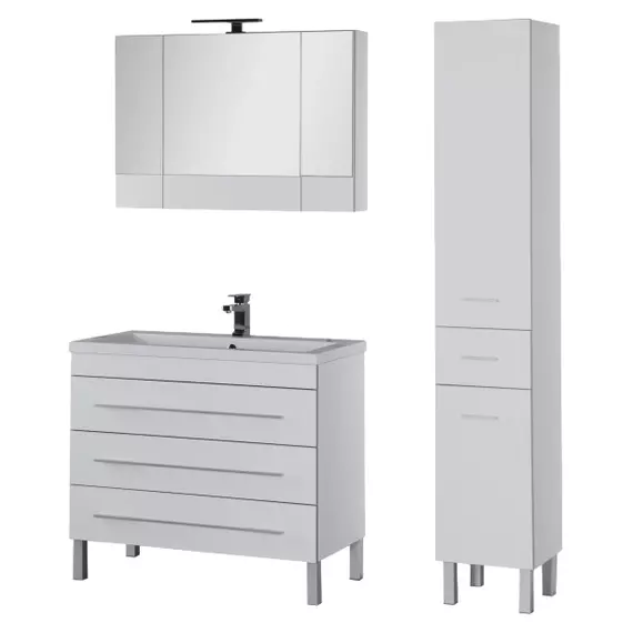 Тумба напольная с раковиной Aquanet Верона 100 см 00178471, белый - фото 19