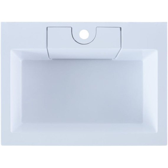 Тумба подвесная с раковиной Aquanet Алвита 60 см 00184301, белый - фото 2