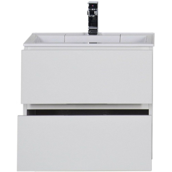 Тумба подвесная с раковиной Aquanet Алвита 60 см 00184301, белый - фото 7