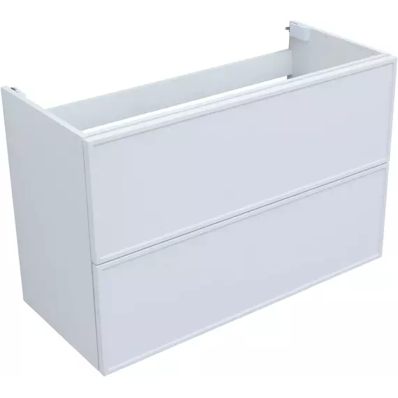 Тумба подвесная с раковиной Aquanet Арт 100 см 00313257, белый матовый - фото 11