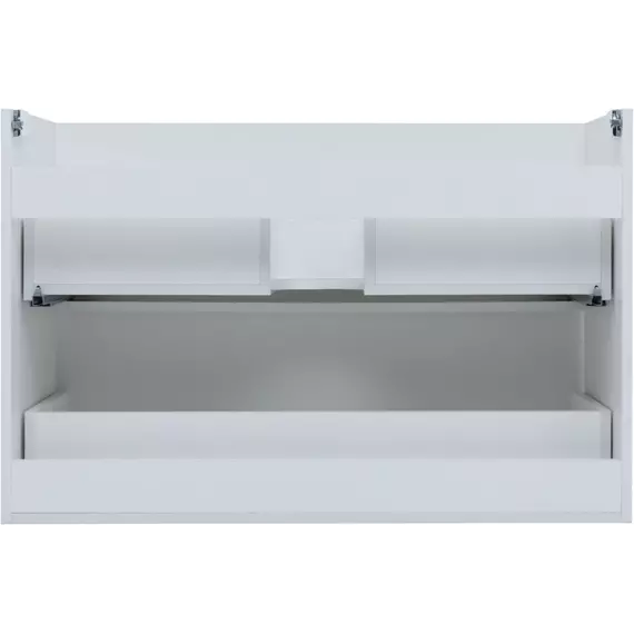 Тумба подвесная с раковиной Aquanet Арт 100 см 00313257, белый матовый - фото 12