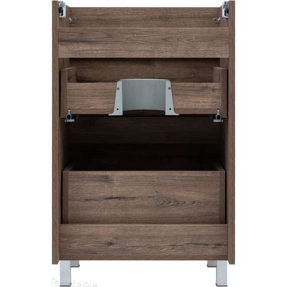 Тумба напольная с раковиной Aquanet Нота New 60 см 00344139, дуб веллингтон табак - фото 8