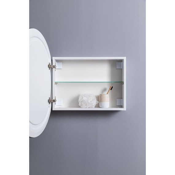 Зеркало-шкаф Aquanet Оптима 80 см 00344784 LED - фото 11