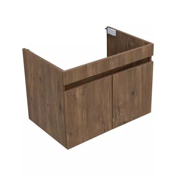 Тумба подвесная с раковиной Aquanet Оптима 70 см 00344796, дуб рустикальный - фото 10