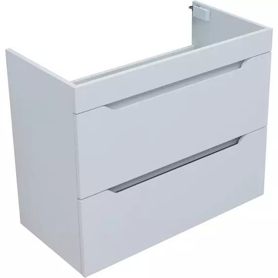 Тумба подвесная с раковиной Aquanet Практика 80 см 00330459, белый матовый - фото 14