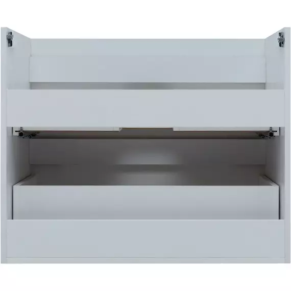 Тумба подвесная с раковиной Aquanet Практика 80 см 00330459, белый матовый - фото 11