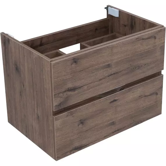 Тумба подвесная с раковиной Aquanet Алвита New 70 см 00334185, дуб веллингтон табак - фото 7