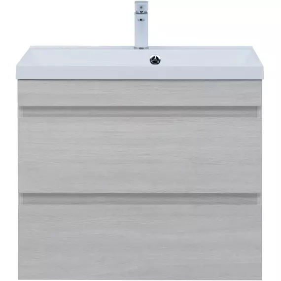 Тумба подвесная с раковиной Aquanet Нота New 75 см 00334204, дуб холден - фото 6