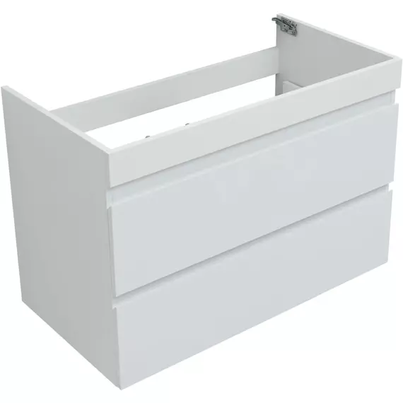 Тумба подвесная с раковиной Aquanet Нота New 90 см 00335419, белый глянец - фото 11