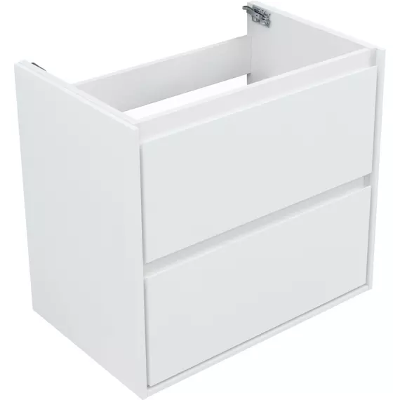 Тумба подвесная с раковиной Aquanet Милан 70 см 00336368 (раковина Aquanet Flash 70 см) белый глянец - фото 7