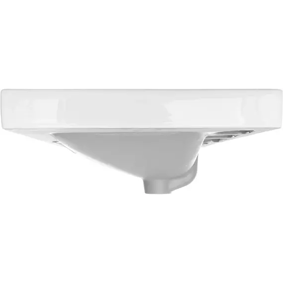 Тумба подвесная с раковиной Aquanet Милан 70 см 00336368 (раковина Aquanet Flash 70 см) белый глянец - фото 10