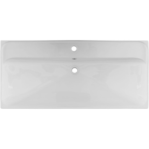 Тумба подвесная с раковиной Aquanet Милан 100 см 00336370, белый глянец - фото 10