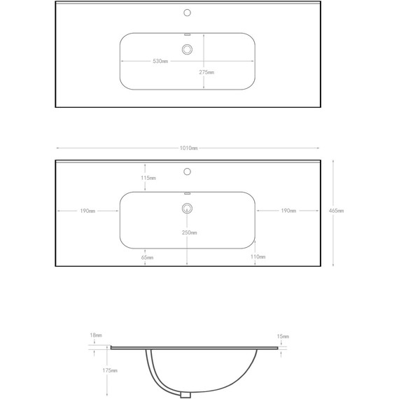 Тумба подвесная с раковиной Aquanet Милан 100 см 00336370, белый глянец - фото 12