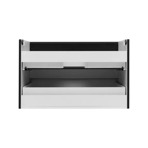 Тумба подвесная с раковиной Aquanet Вега 2.0 80 см 00337955, чёрный - фото 9