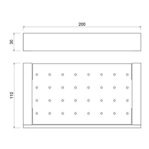 Полочка Timo Petruma 15222/18, черное золото - фото 3