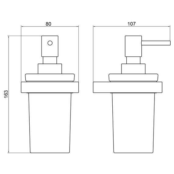Дозатор для жидкого мыла Timo Petruma 15239/18, цвет чёрное золото - фото 3