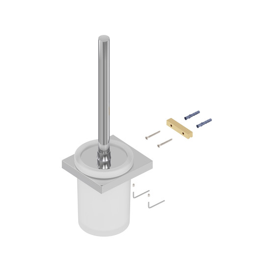 Ёршик для унитаза Timo Petruma 15261/18, цвет чёрное золото - фото 3