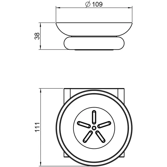 Мыльница Timo Luiro 18421/03, цвет чёрный - фото 2