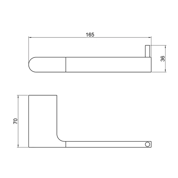 Держатель для туалетной бумаги Timo Luiro 18441/03, цвет чёрный матовый - фото 2