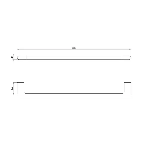 Полотенцедержатель Timo Luiro 18453/03, цвет чёрный матовый - фото 2