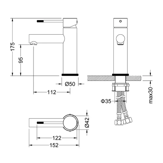 Смеситель для раковины Timo Saona 2361/13F, никель - фото 4