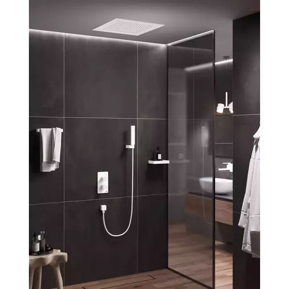 Душевая система для душа с термостатом Timo Petruma SX-5029/16SM (со скрытой частью) белый матовый - фото 6