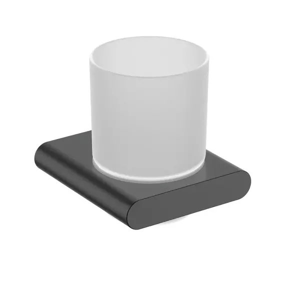 Стакан для зубных щеток Timo Luiro 18432/03, цвет чёрный - фото 