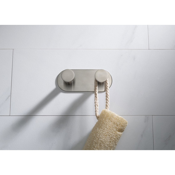 Двойной крючок Timo Saona 13014/13, цвет никель - фото 2