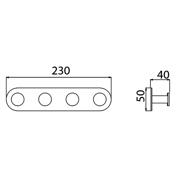 Набор крючков Timo Saona 13015/13, цвет никель - фото 5