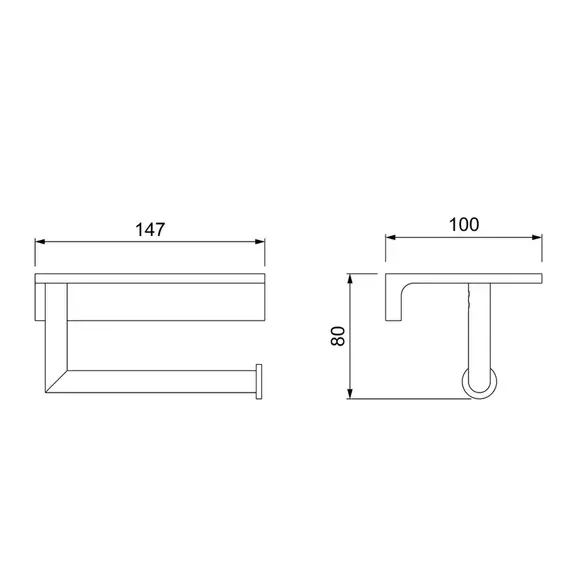 Держатель для туалетной бумаги Timo Saona 13043/13, цвет никель - фото 2