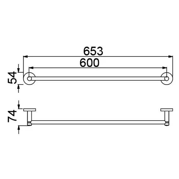Полотенцедержатель Timo Saona 13053/13, цвет никель - фото 5