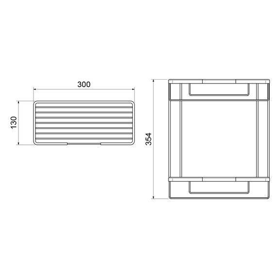 Полочка Timo Saona 13083/03, цвет чёрный матовый - фото 5