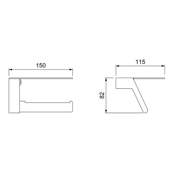 Держатель для туалетной бумаги Timo Selene 17043/17, цвет золото матовое - фото 2