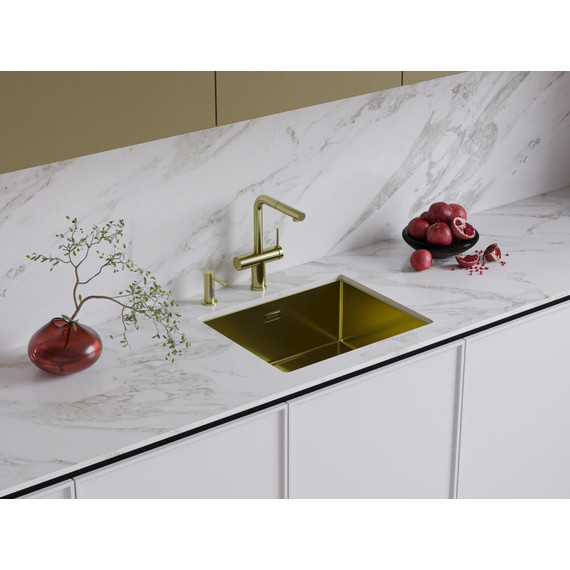 Смеситель для кухни Omoikiri Karatsu-S lg 4994612, светлое золото - фото 4