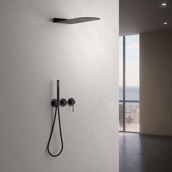 Душевая система для душа Timo Saona SX-2340/03SM (со скрытой частью) чёрный матовый - фото 2