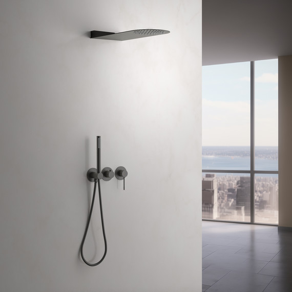 Душевая система для душа Timo Saona SX-2340/18SM (со скрытой частью) чёрное золото - фото 2