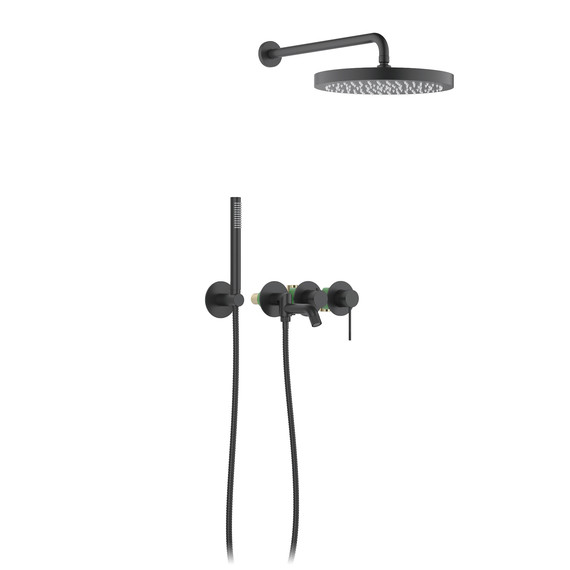 Душевая система для ванны Timo Saona SX-2348/03SM (со скрытой частью) чёрный матовый - фото 