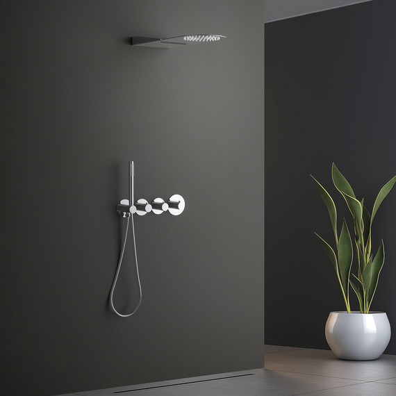 Душевая система для душа с термостатом Timo Saona SX-2350/00SM (со скрытой частью) - фото 5