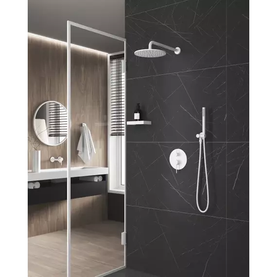 Душевая система для душа Timo Saona SX-2369/16SM (со скрытой частью) белый матовый - фото 2