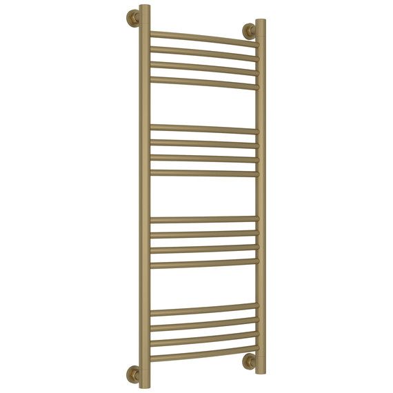 Полотенцесушитель водяной Сунержа Богема+ П16 400x1060 мм (выгнутая перемычка) 032-0221-1040, золото матовое - фото 