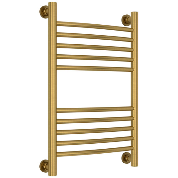 Полотенцесушитель водяной Сунержа Богема+ П10 400x660 мм (выгнутая перемычка) 051-0221-6040, состаренная латунь - фото 