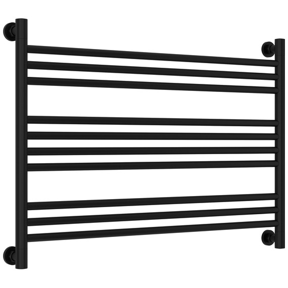 Полотенцесушитель водяной Сунержа Богема L П10 900x660 мм 31-0202-6090, чёрный матовый - фото 