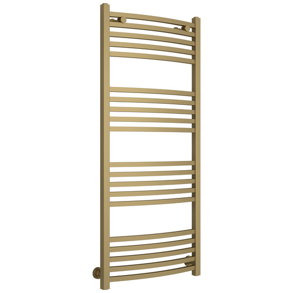 Полотенцесушитель водяной Сунержа Аркус П20 500x1200 мм 032-0251-1250, золото матовое - фото 