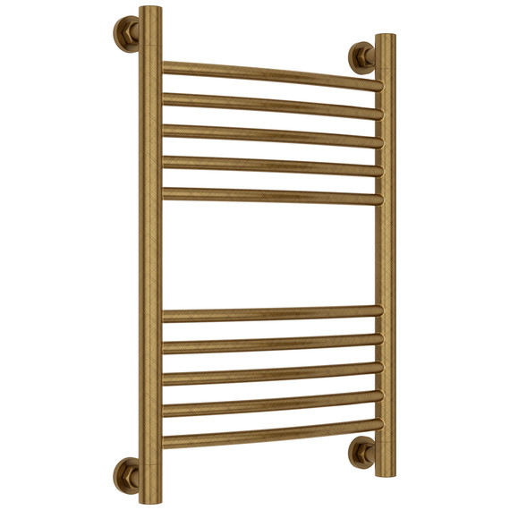 Полотенцесушитель водяной Сунержа Богема+ П10 400x660 мм (выгнутая перемычка) 05-0221-6040, состаренная бронза - фото 